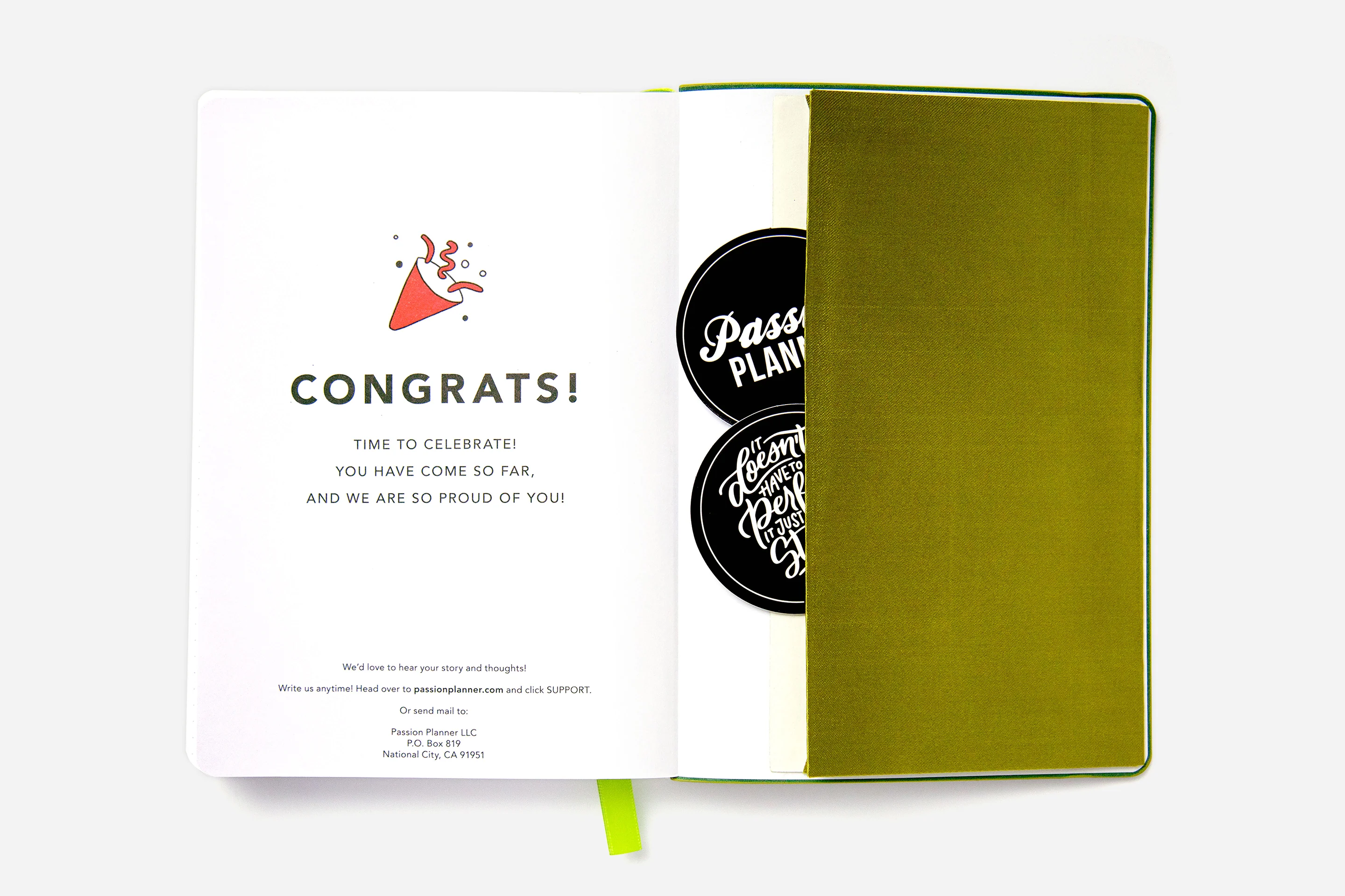 Daily Planner - Undated - Moss Green - Image 3
