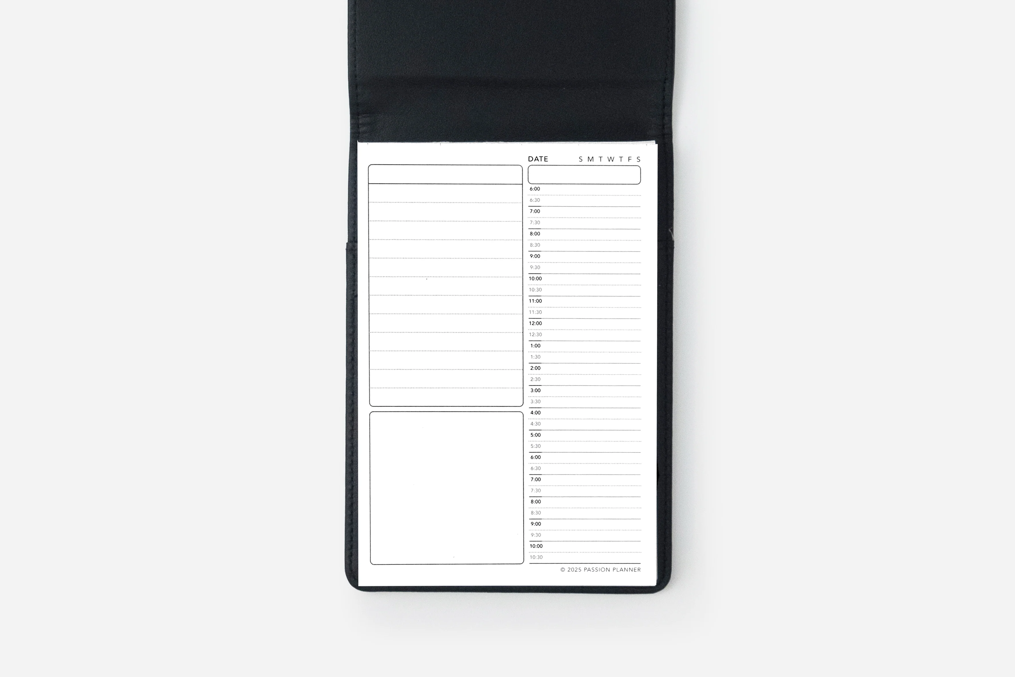 Daily Schedule Notepad Set - Cover and Insert - Image 2