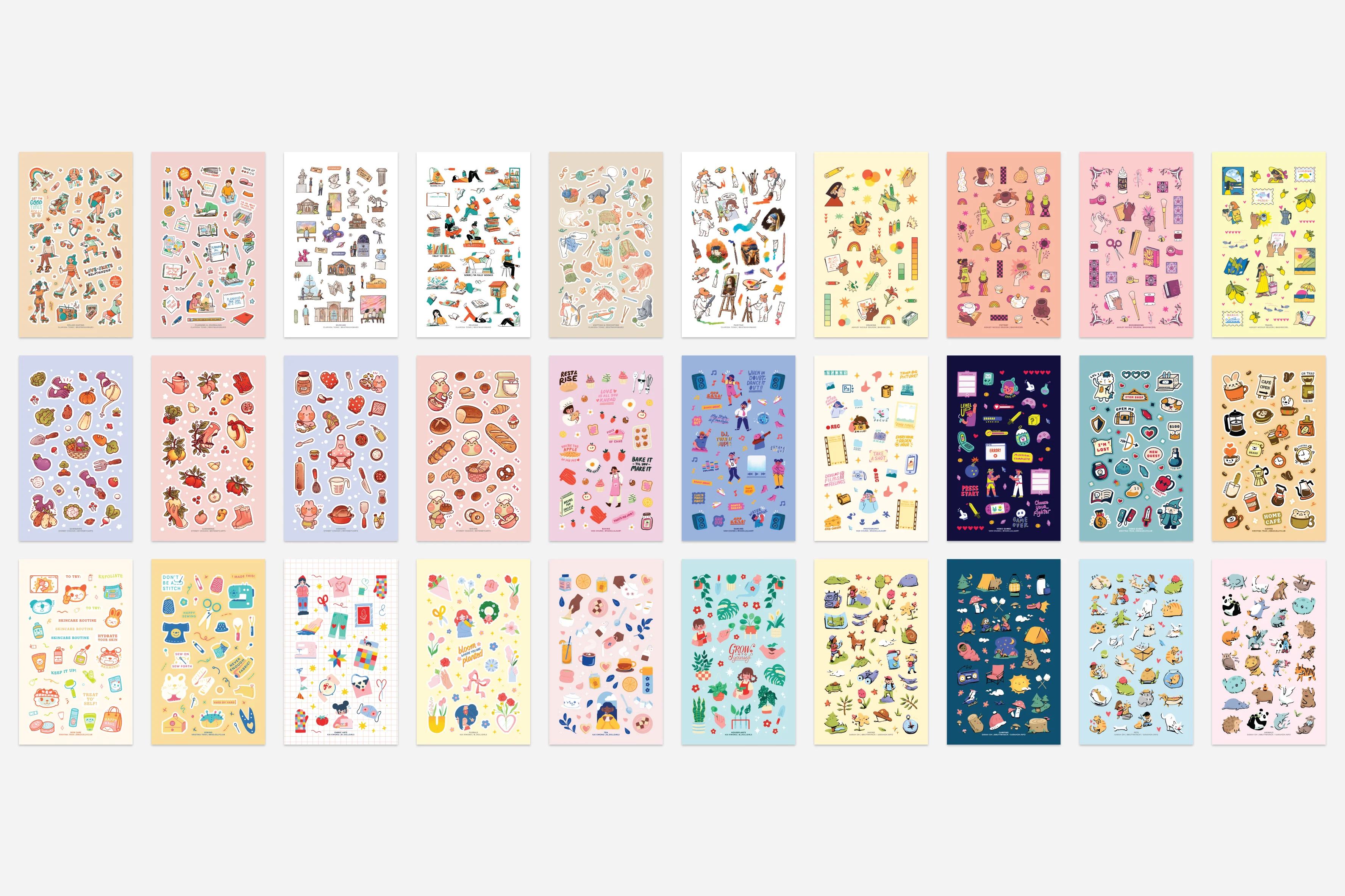 Digital Passion Projects Sticker Book - Image 3
