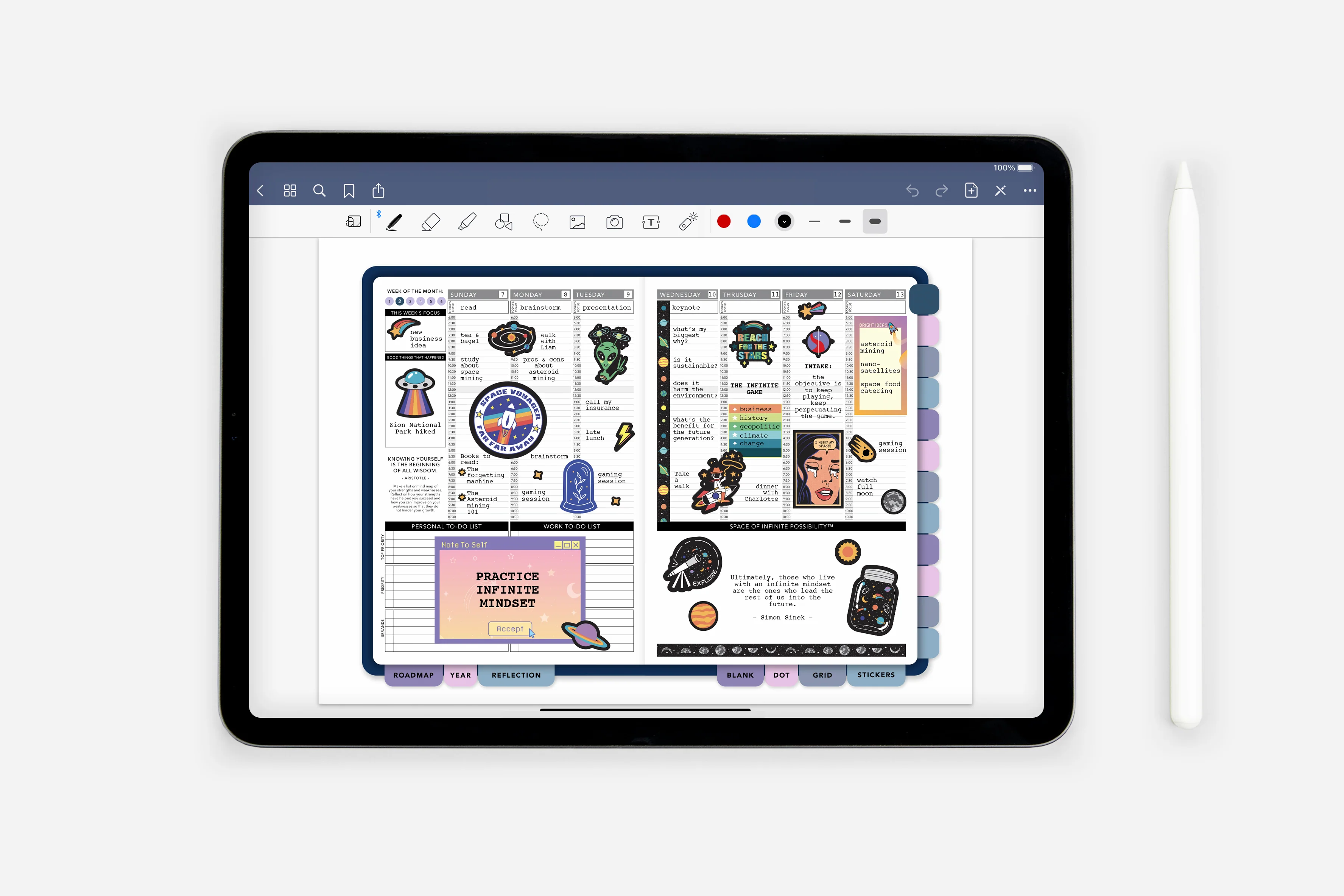 Digital Out of this World! Space Sticker Book - Image 4