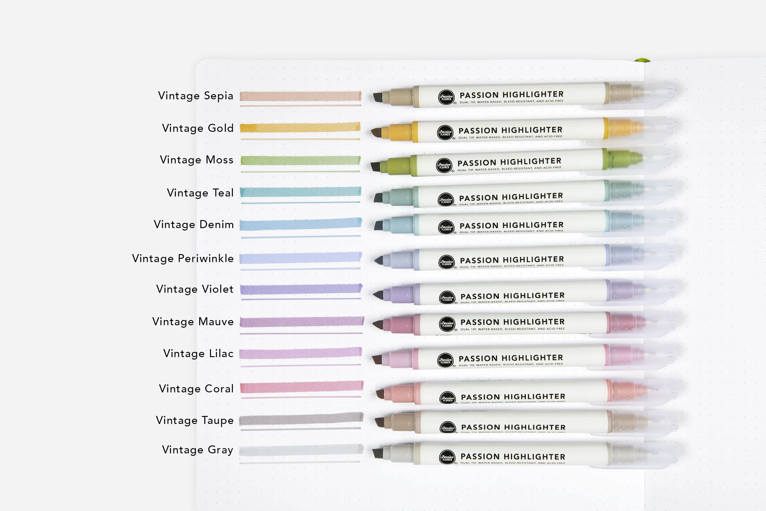 Passion Highlighters - Vintage (12-pack) - Image 3
